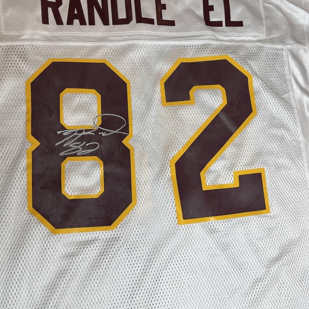 Reebok Antwan Randle El Washington Redskins Jersey Signed White Mens Large NWT‎ - Picture 6 of 16